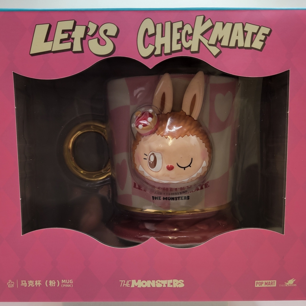 The Monsters Let's Checkmate Series-Mug LABUBU NWT